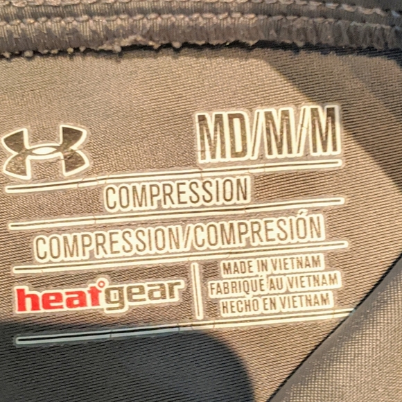 Women's Grey Under Armour Compression tights - Picture 4 of 5